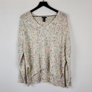 H&M Colorful Multicolor Confetti Sweater Size Medium